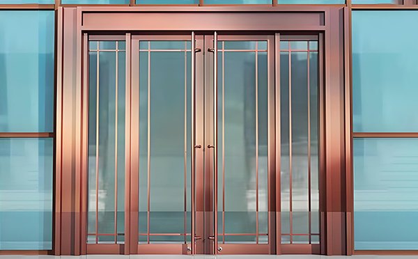 湟中玻璃地弹门